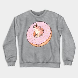 Sweet Fantasy Unicorn Hamster Crewneck Sweatshirt